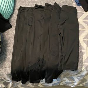 Girls Old Navy Active Leggings x 6